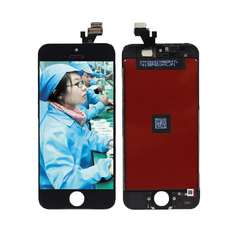 FFtrends 5 шт. для iPhone 5S 5C ЖК дисплей с сенсорным экраном дигитайзер полная сборка