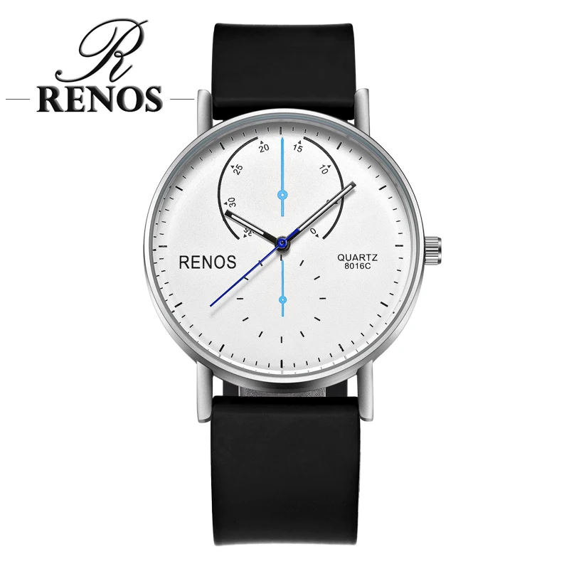 

RENOS 2018 Women Watches With Exquisite Box Black White Stylish Wristwatches Fashion Casual Women's Quartz Watch Reloj de mujer
