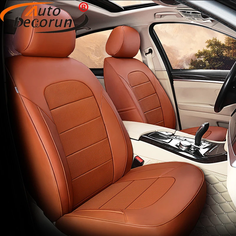 Buy AutoDecorun 21PCS/Set Genuine Leather Seat Covers
