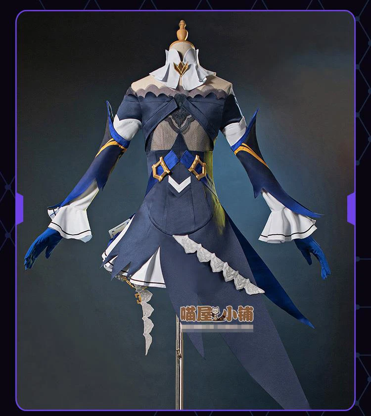 Аниме! Honkai Impact 3rd Kallen Kaslana The Sixth Fantasy Night Combat костюм Милое сексуальное платье