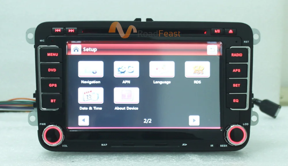 7inchs Car DVD for Volkswagen with Built-in Canbus 13