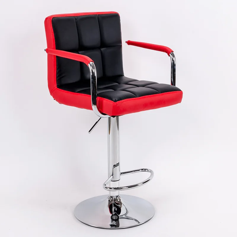 Барный стул простая мода несколько цветов барный стул с подъемником табуреты мягкие удобные регулируемый по высоте стул табурет де бар - Цвет: J