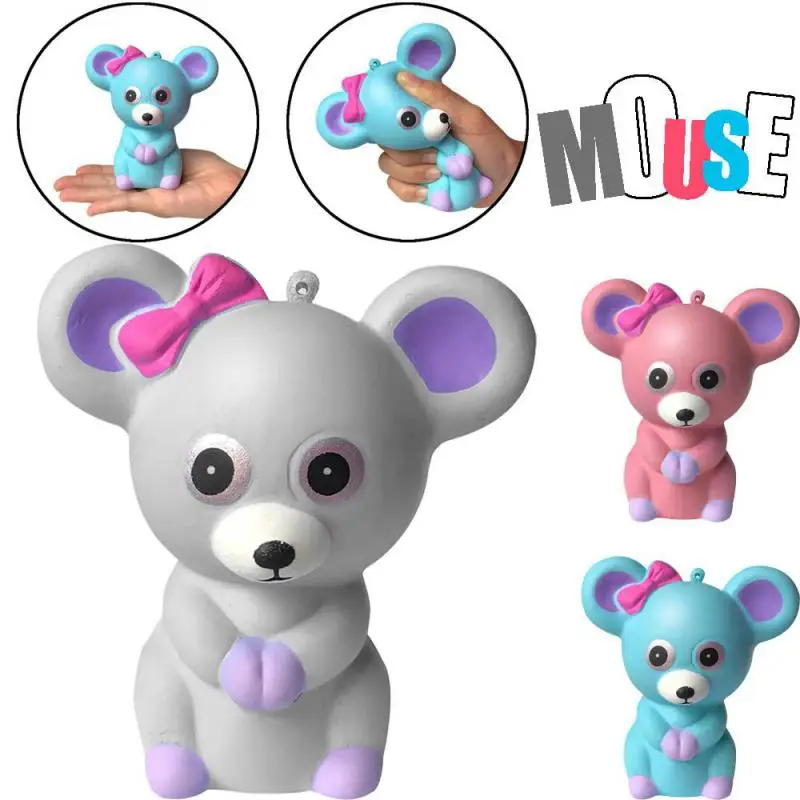 

2019 Adorable Mouse Slow Rising Cream Squeeze Scented Stress Relief Toys Collectible gift toy scuishies skuishy animales F1