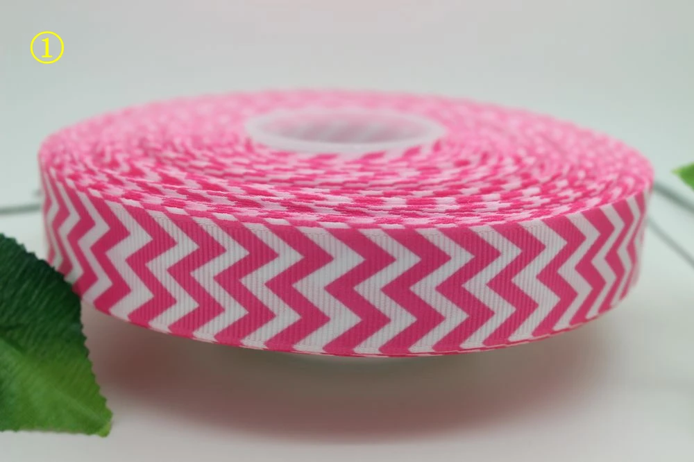 Новое поступление 7/8 ''Бесплатная доставка Шеврон Печать 11 цветов grosgrain лента