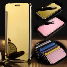 Для sumsung s5 i9600 case покрытия уф-лакирование зеркало откидная крышка case для sumsung galaxy s5 i9600 5.1 дюймов мобильный телефон case coque
