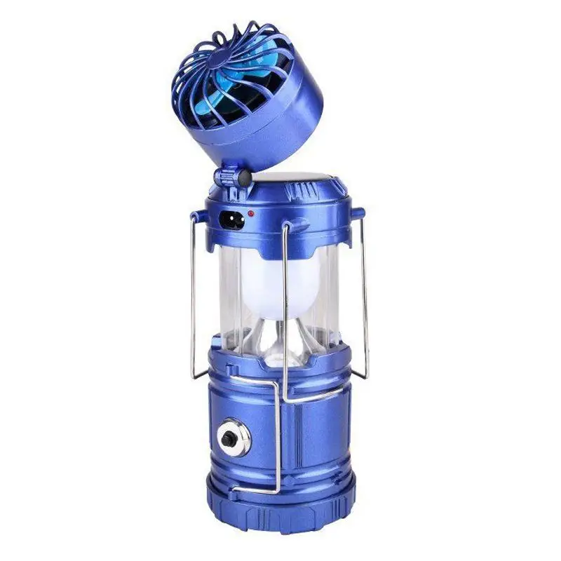 

3 In 1 Solar Rechargeable Fan Multi-function LED Camping Light Table Lamp Flashlight Lamp