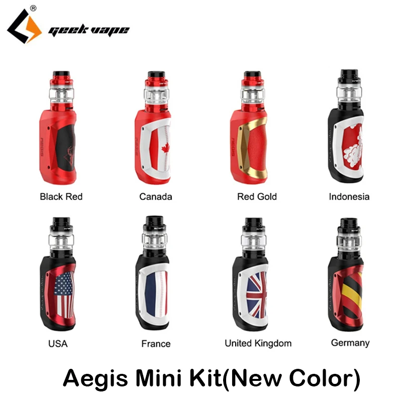 Geekvape Aegis мини комплект Рождественская версия Aegis небольшой бокс мод Vape 80 W с распылитель Цербер бак 5,5 мл электронная сигарета вейпер