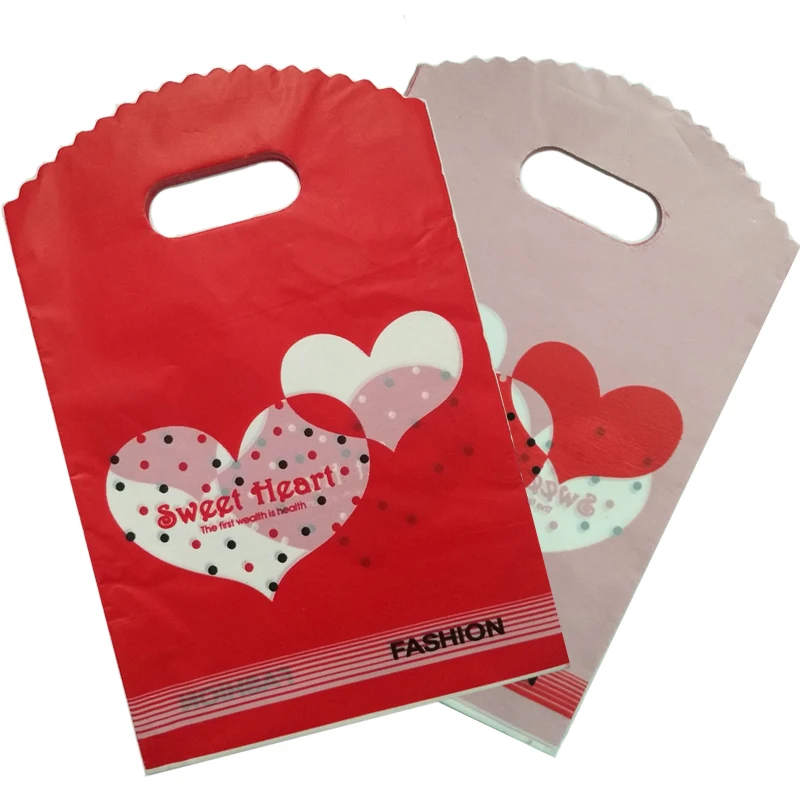 small plastic gift bags