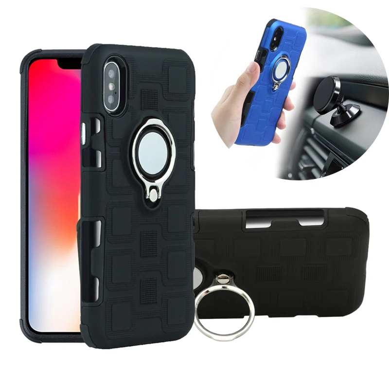 For iPhone 7 8 Plus XS Case 360 TPU + PC Hybrid Armor Cover For iPhone 6 s 6S Plus XR iphone 8 XS MAX Magnetic Bracket Case Capa For iPhone 7 8 Plus XS Case 360 TPU + PC Hybrid Armor Cover For iPhone 6 s 6S Plus XR iphone 8 XS MAX Magnetic Bracket Case Capa