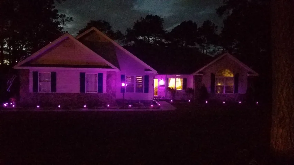 Jardim ao ar Conduziu a Luz do Assoalho Pces Wifi Bluetooth App Rgb Led Recessed Floor Spotlight Cozinha Terraço Livre Deck Luzes Caminho 6 30mm 17 Lâmpadas subterrâneas