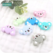 Bopoobo mordedor de silicone 3pçs, utensílios de silicone para fazer joias, faça você mesmo, mordedor de bebê