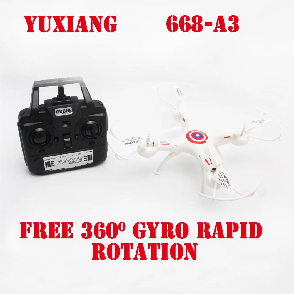 

YUXIANG 668-A3 2.4G 4CH 6-Axis Speed Switch With 3D GYRO Rapid Rotation RC Quadcopter RCHelicopter RTF