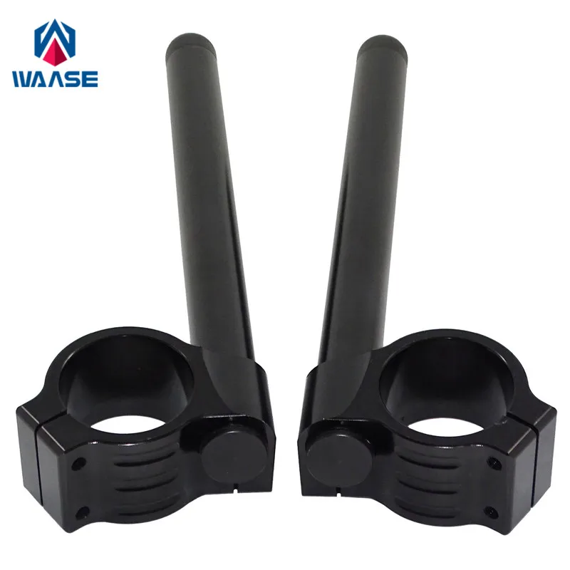 Waase 1/4 &quot22 мм ЧПУ зажим для руля ручки вилки 31 33 35 36 37 39 41 43 45 46 48 черный Suzuki Kawasaki|cnc