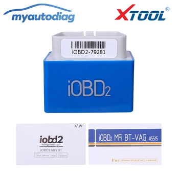 

Promotion XTOOL iOBD2 MFi BT Diagnostic/Reads trouble code For VW AUDI/SKODA/SEAT Support Android & IOS By Bluetooth Free Update