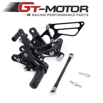 

GT Motor - Full CNC Aluminum Motorcycle Adjustable Rearsets Rear Sets Foot Pegs Footrest For KAWASAKI ZX6R 2009 2010 2011 2012