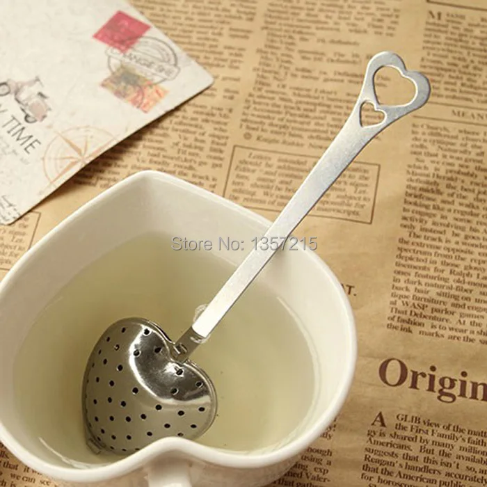 STAINLESS TEASTICK STRAINER STEEPER TEA SPOON INFUSER