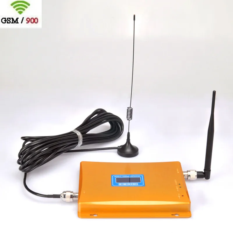 indoor use GSM 900MHZ cell phone Signal repeater LED screen Gain 65db outdoor magnetic base Antenna Whip | Мобильные телефоны и