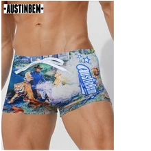 Хорошее качество, новинка, цветочный принт, мужские плавки для купания, одежда для купания, красивый купальник для водных видов спорта, maillot de bain, для пляжа