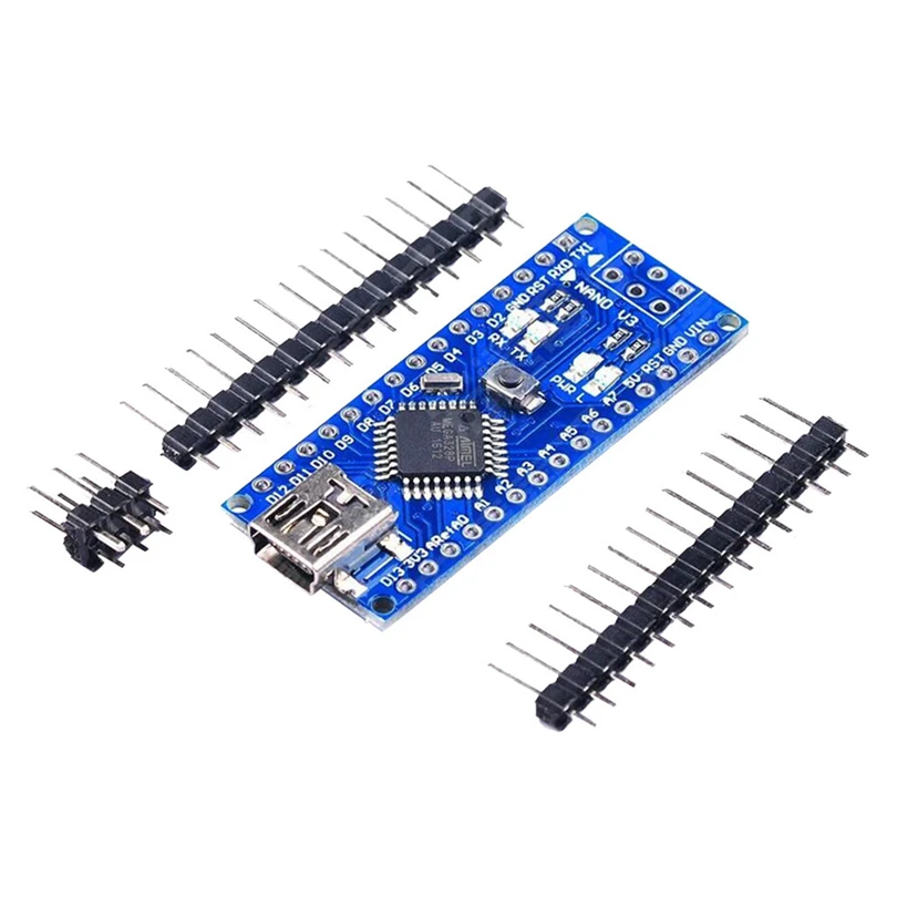 

Hot sales Nano V3.0 ATMEGA328 CH340G 5V 16M Micro-controller Board Free Shipping Unsolder Nano Board + USB cable S30