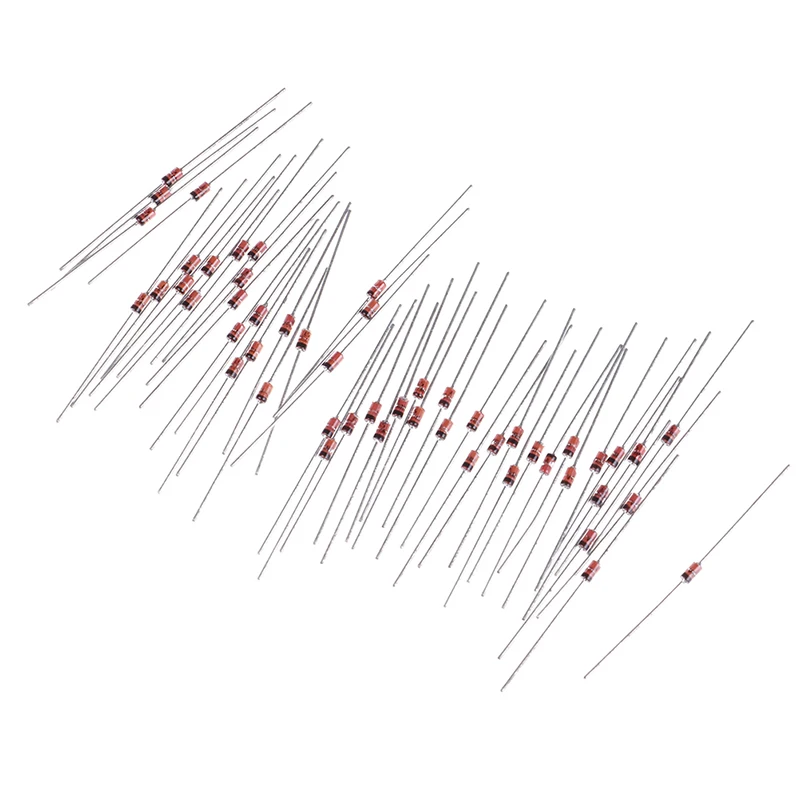 50 шт. регулятор 1N4733A 1N4733 IN4733A IN4733 5V1 вольт DO-35 стабилитрон Ассорти Ассортимент Набор 1 Вт 5,1 В