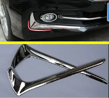 

2pcs Front Fog Lights Lamp Eyelid Cover Trim ForHonda Accord 9 Sedan 2013-2015