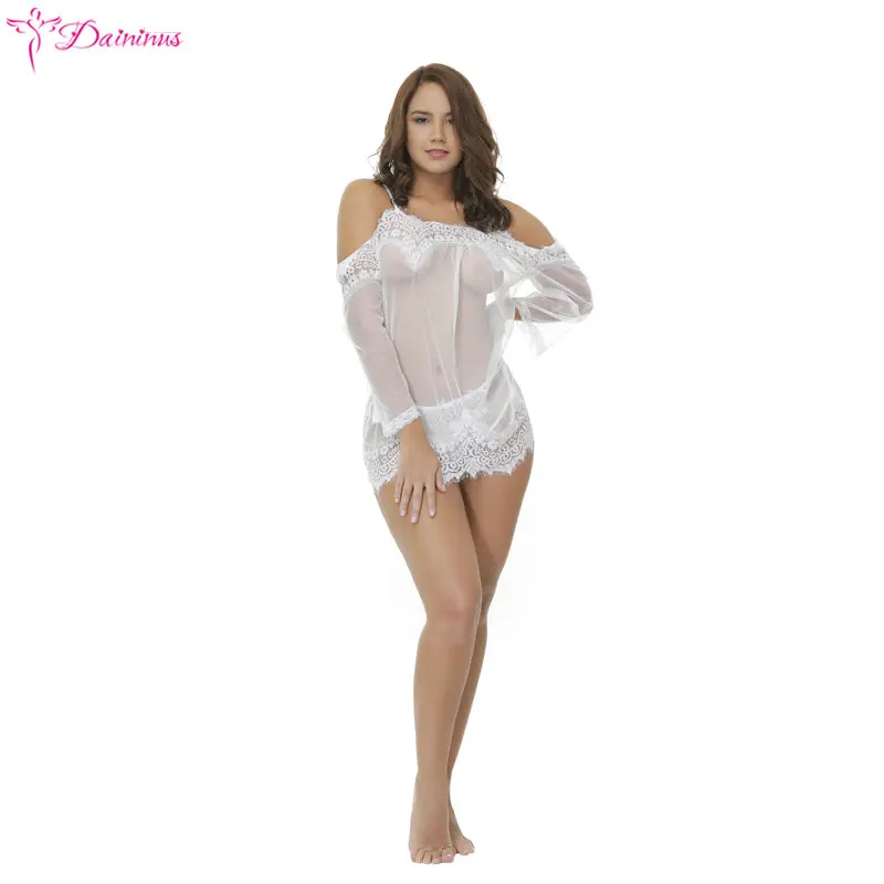 Daininus сексуальное нижнее белье горячее эротическое платье Babydoll прозрачная Пижама