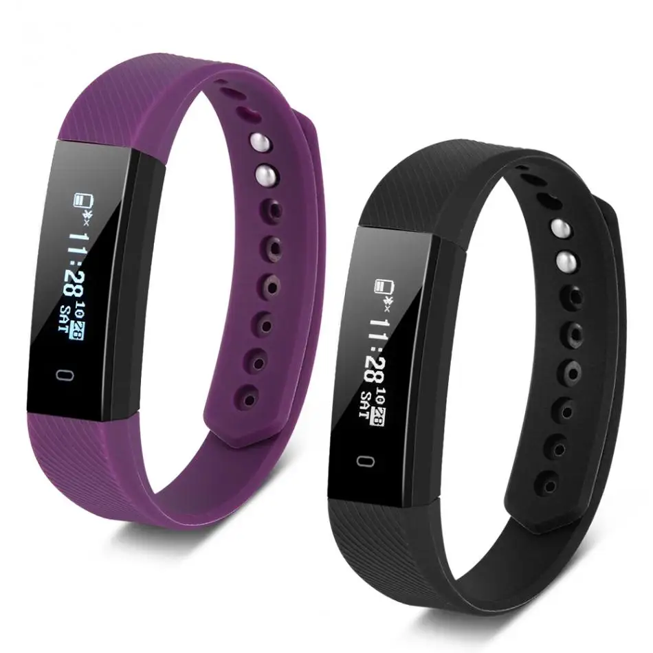 115 Bluetooth Waterproof Smart Wristband Bracelet Watch Pedometer Sport