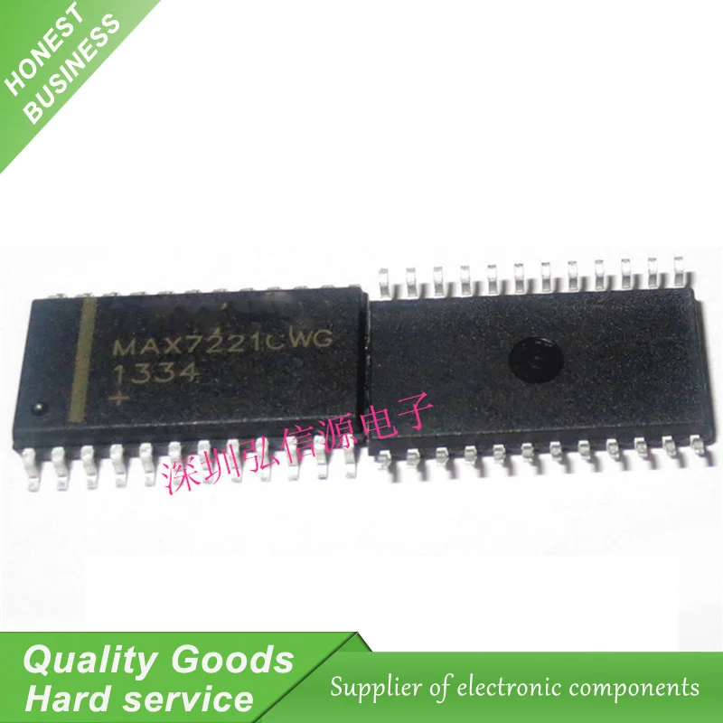

5PCS MAX7221CWG MAX7221CW MAX7221C MAX7221 SOP New Original Free Shipping