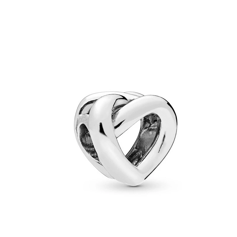 5PCS HTevak Silver Plated Charm Metal Hollow Irregular Heart Spacer Love Bead Fit DIY Bracelet Choker Couple Jewelry Making | Украшения и