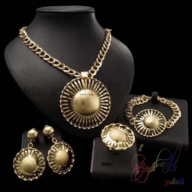Free Shipping Simple gold pendant 