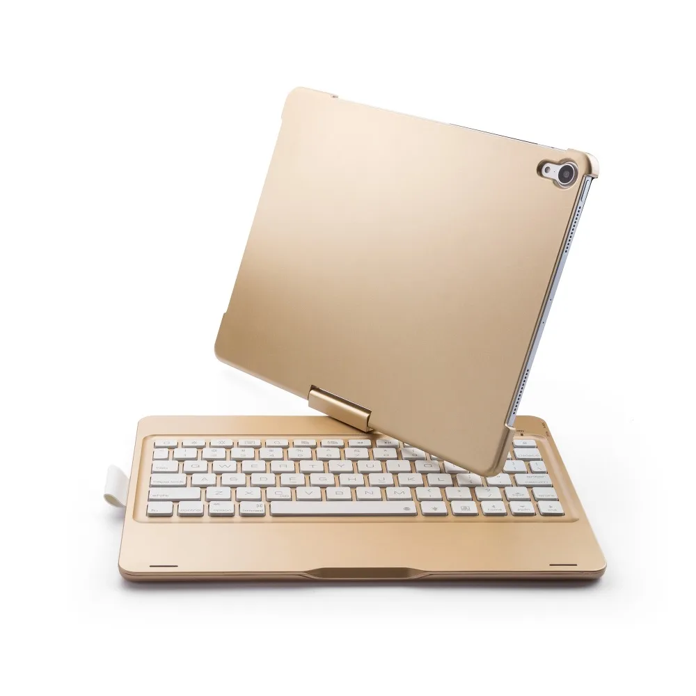 Для iPad Pro 11 ''вращающаяся цветная подсветка Беспроводная Bluetooth клавиатура чехол для iPad Pro 11 дюймов ABS+ PC Fundas