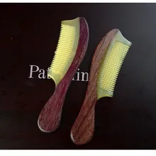 Гребень для ухода за собой инструменты для парикмахерских аппаратов с круглой ручкой красный сандаловое дерево круглая ручка оздоровительный массаж парикмахерские