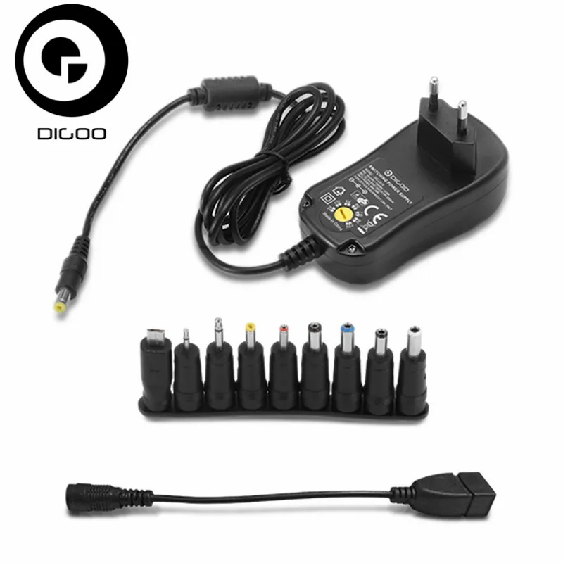 DIGOO DG-UA10 3-12 В Универсальный 10 Выбор зарядное устройство адаптер мульти