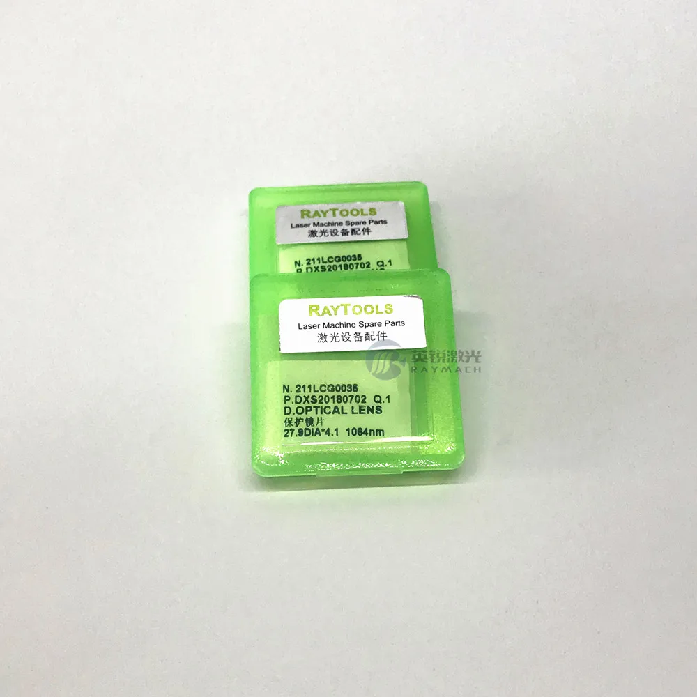 Оригинальные оптические линзы 27 9dia * 4 1 1064nm N.211LCG0035 Raytools N.211LCG0037 кварц плавленого