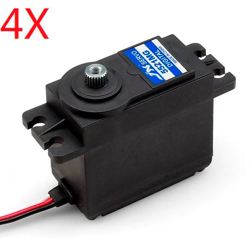 

4X JX PDI 5521MG 20KG High Torque Metal Gear Digital Servo For RC Model