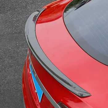

Performance Style Rear Carbon Fiber Trunk Spoiler Boot Lip Wing For Tesla Model S Sedan 2014-2017
