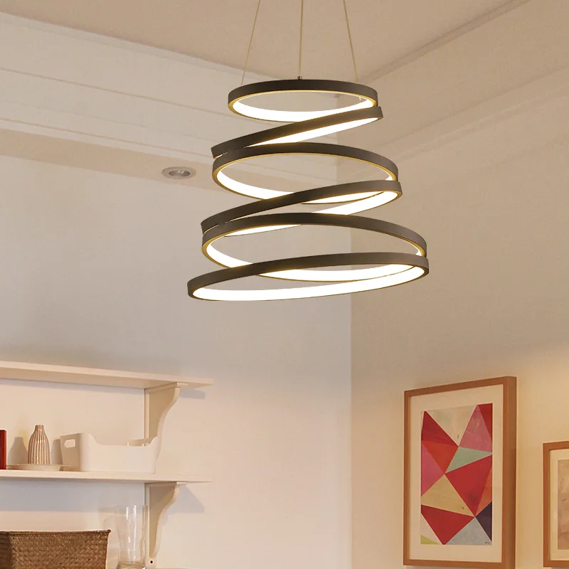

Modern LED suspended lamps nordic restaurant hanging lighting living room fixtures novelty lamps dining room pendant lights