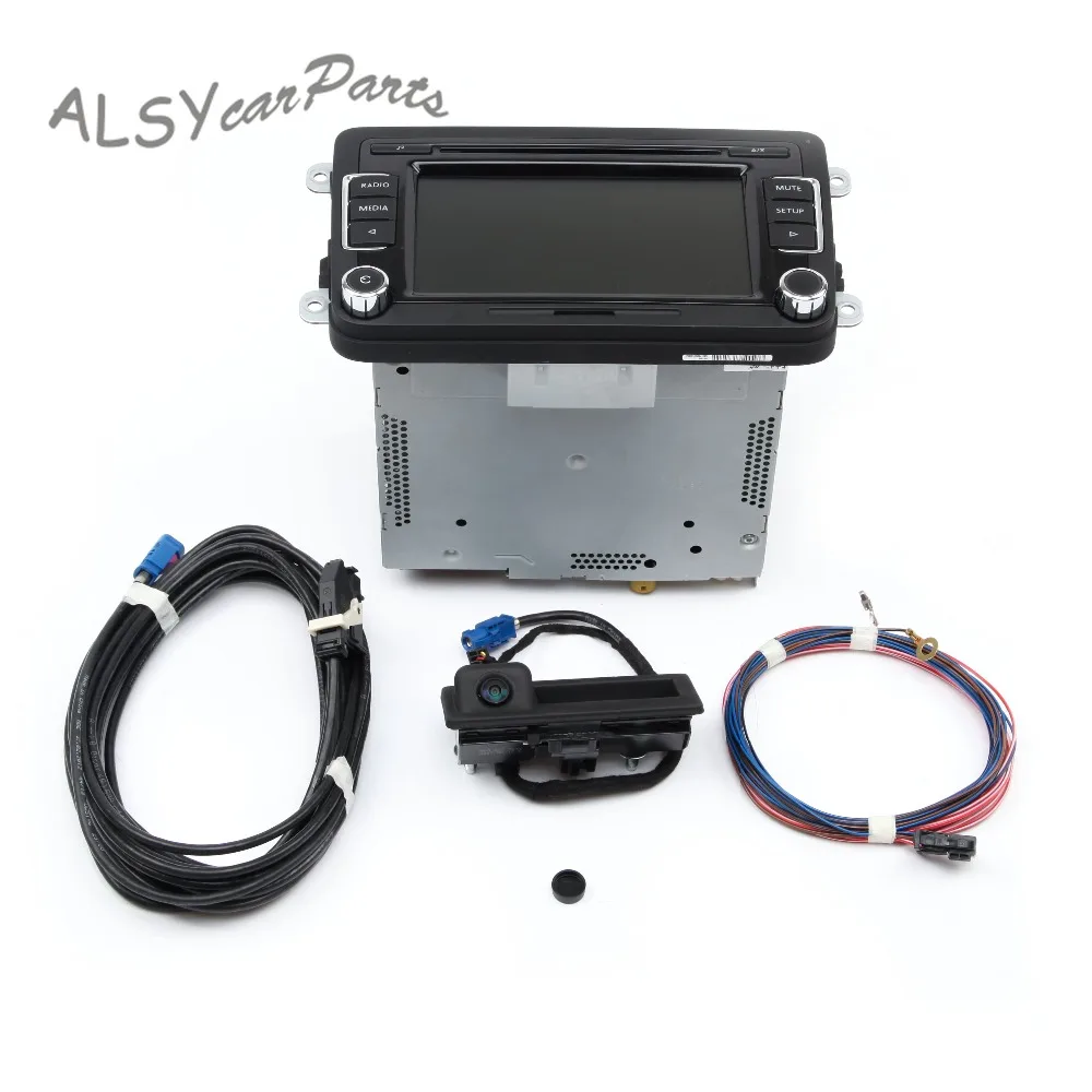 

YIMIAOMO RCD510 Car Radio USB Rear Image Camera Code & RGB Rear View Camera Kit For VW Jetta Golf Polo Passat Tiguan 56D035190A