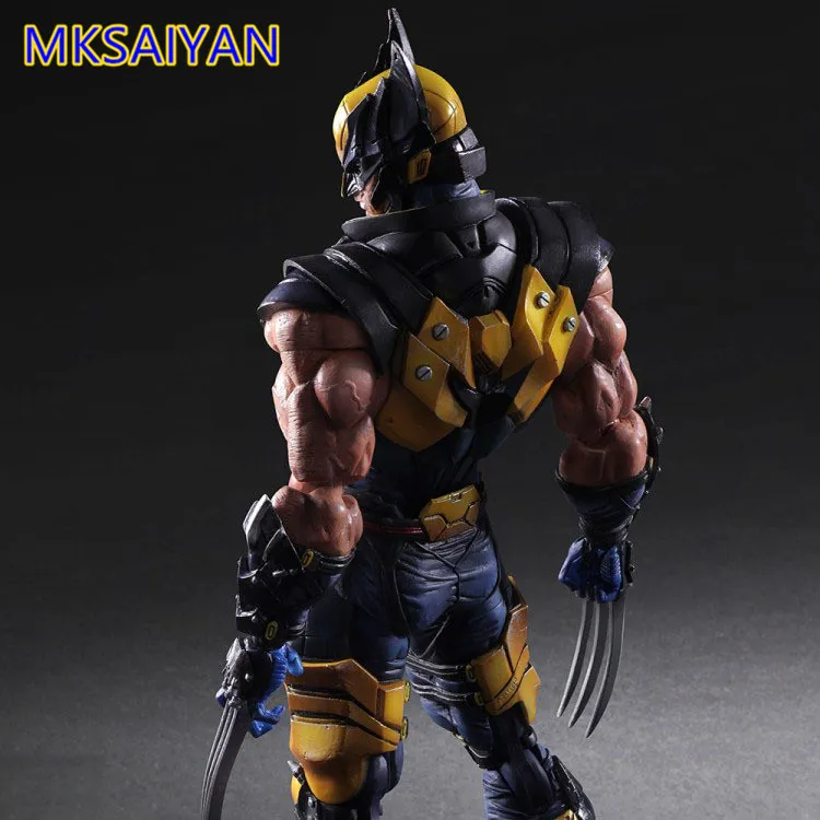 Росомаха X-men Play Arts экшн-фигурка игрушки Росомаха Джеймс хаулетт аниме фигурка ПВХ игрушки Коллекционная модель Подарочная Рождественская кукла