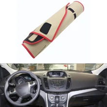 Подходит для Ford Kuga 2013 приборной панели автомобиля Избегайте свет Pad инструмент крышка платформы стол Коврики силиконовые Нескользящие сзади поверхность