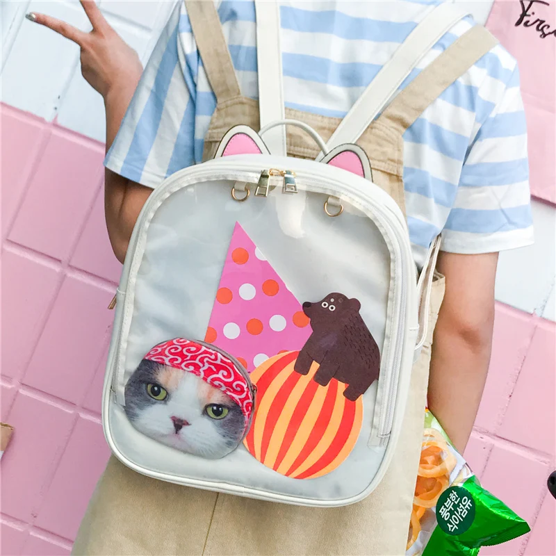 Mochila Orelha Gato