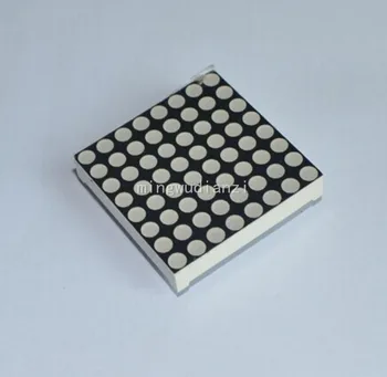 

3mm 8 * 8 led lattice bright red dot matrix module
