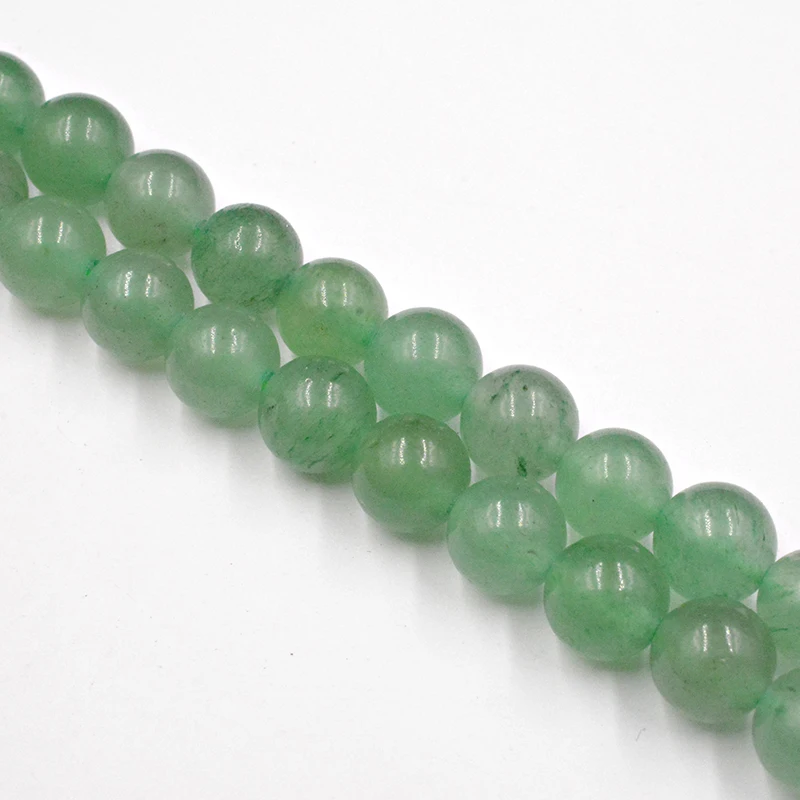 

Natural Stone Smooth Green Aventurine Beads Wholesale Loose Beads for Jewelry Making Accessories DIY Free Shipping 4-12mm
