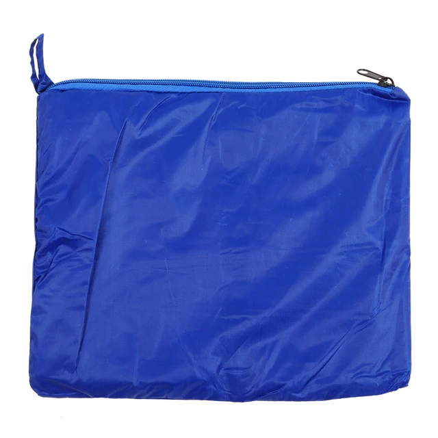 Blue Lengthen 140*110cm Waterproof PVC Motorcycle Raincoat Mobility Scooter Large Bike Rain Coat Cape Poncho Hooded Men Women