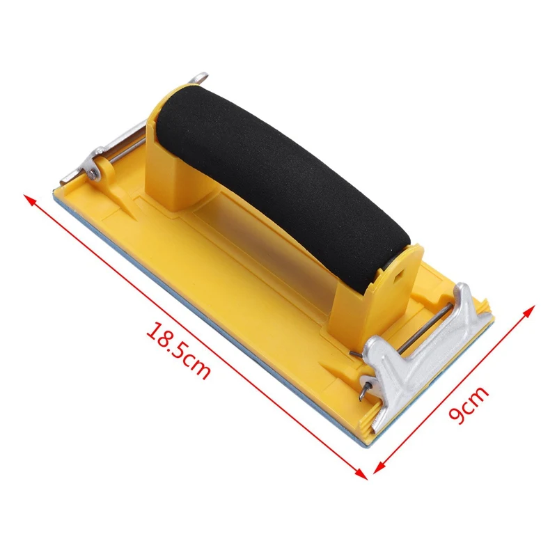 Sandpaper Frame Handheld Matte Paper Frame Poloshing Sand Paper Frame Sandpaper Holder For Woodworking Polishing Abrasive Tool