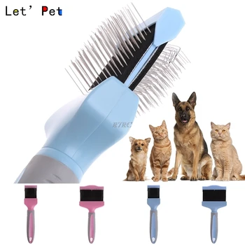

Dog Puppy Cat Pet Hair Shedding Grooming Trimmer Comb Brush Slicker Rake Tool Jun13_20
