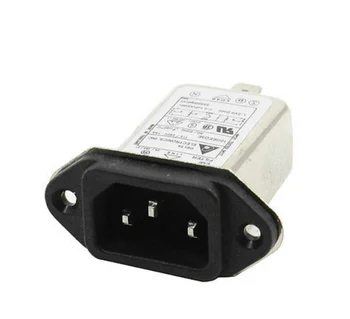

AC115V/250V 10A/250V 6A Panel Mount 3 Pin Solder IEC 320 C14 EMI Filter