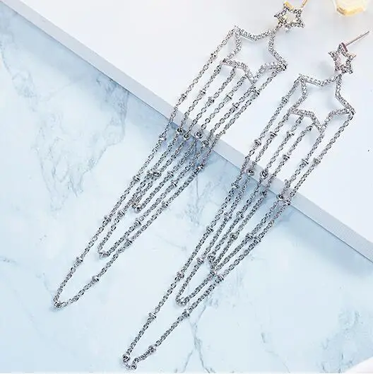 

UXN103 925 Silver Zircon Girls Wedding Garment Earrings Birthday Party Gifts