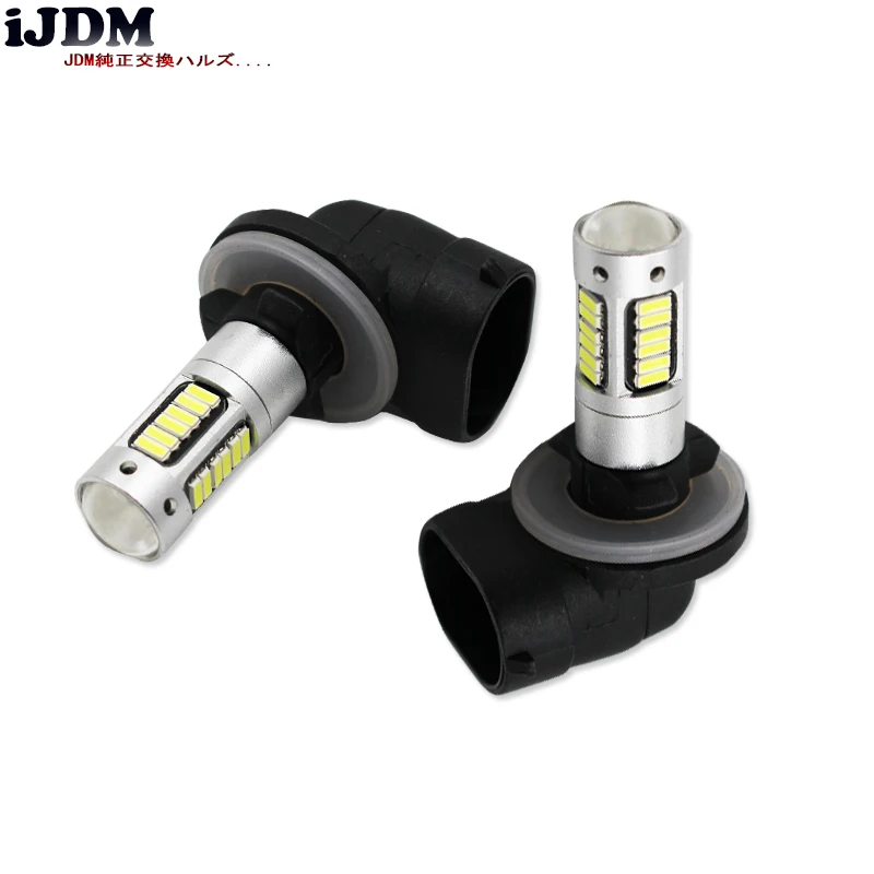IJDM 6500K белый 30 SMD 4014 881 889 H27 светодиодный Сменные лампы для автомобильных