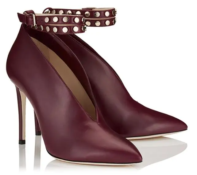 2019 Fashion Womens High Heels Sexy Platform Pumps Buckled Shoes Pointed Toe Shoe Lady aa1014